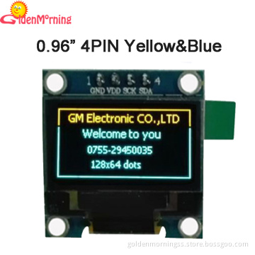 0.96" OLED Display moudle I2C IIC interface with Driver IC SSD1306